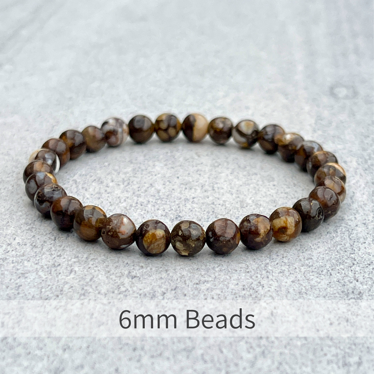 Fire Lace Opal Beaded Stretch Bracelet