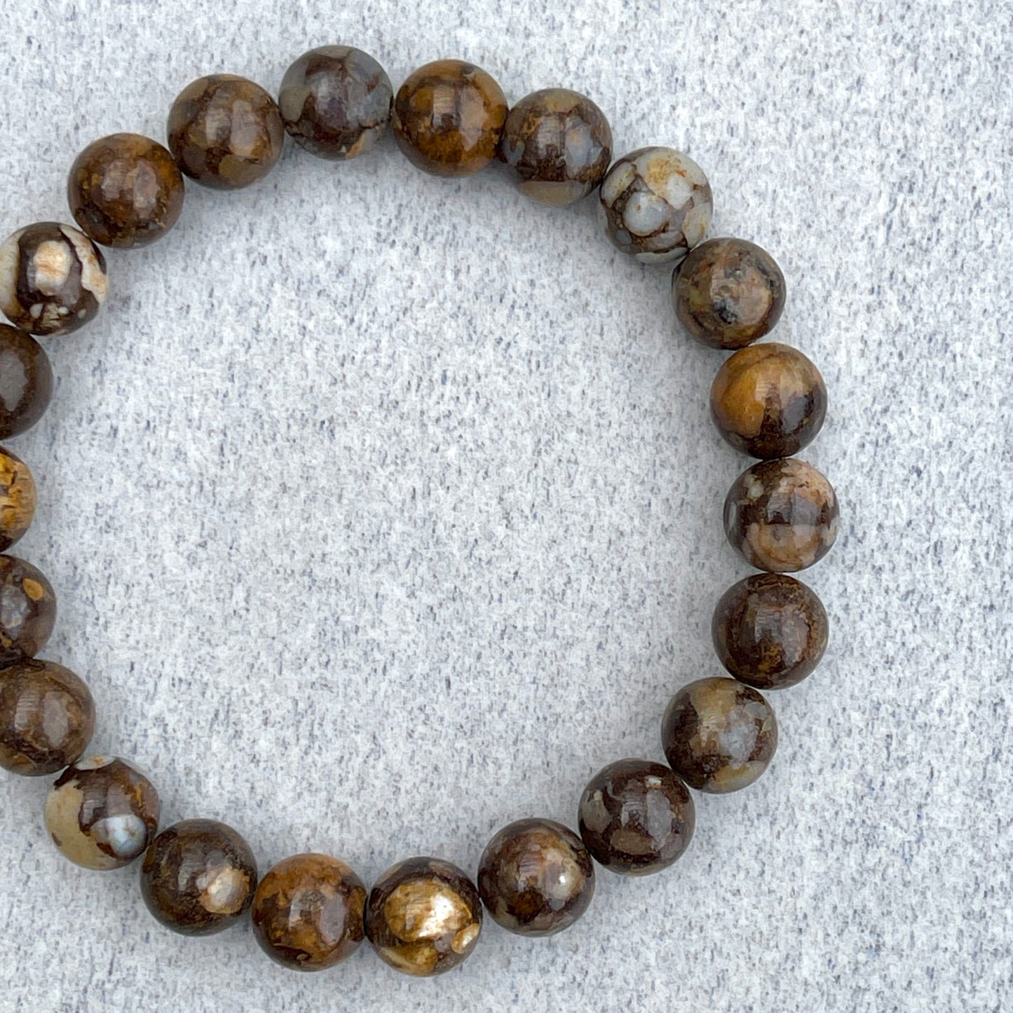 Fire Lace Opal Beaded Stretch Bracelet