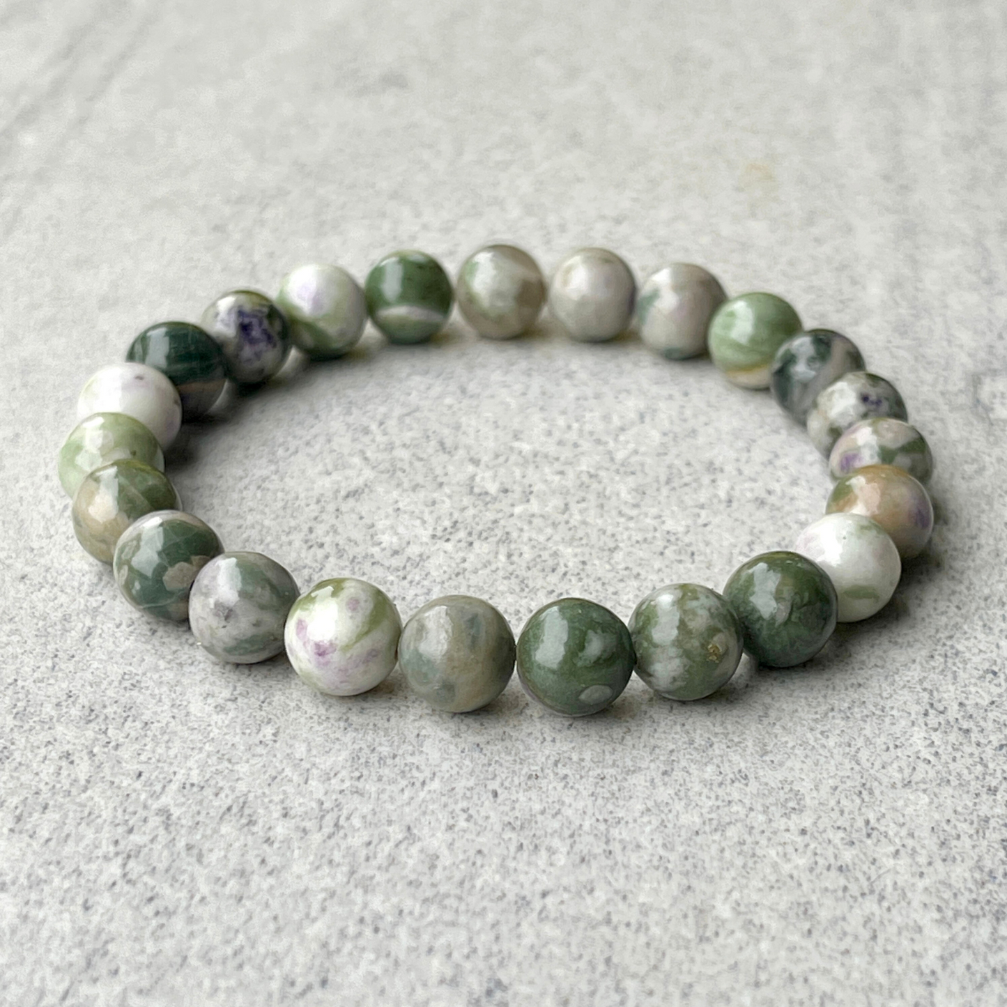 Peace Jade Beaded Bracelet
