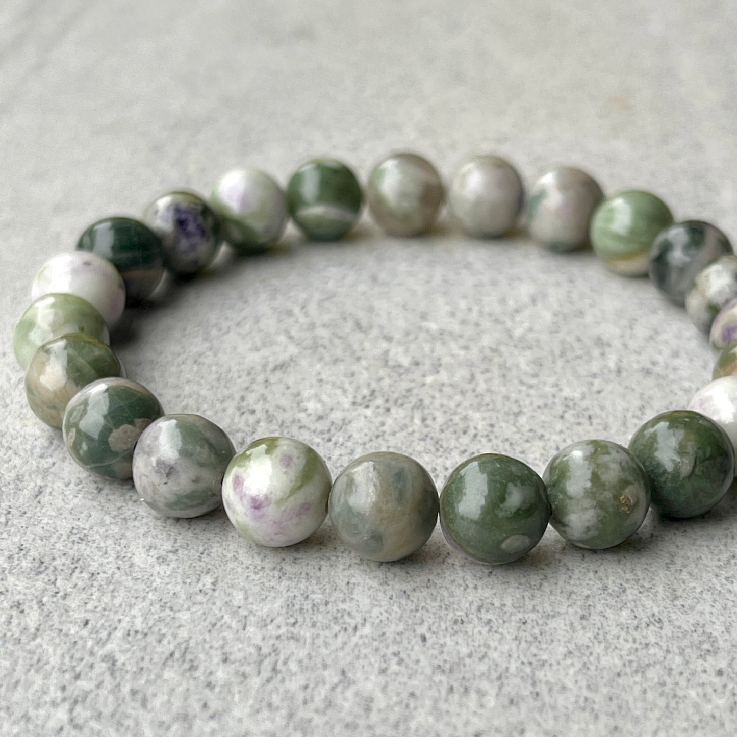 Peace Jade Beaded Bracelet
