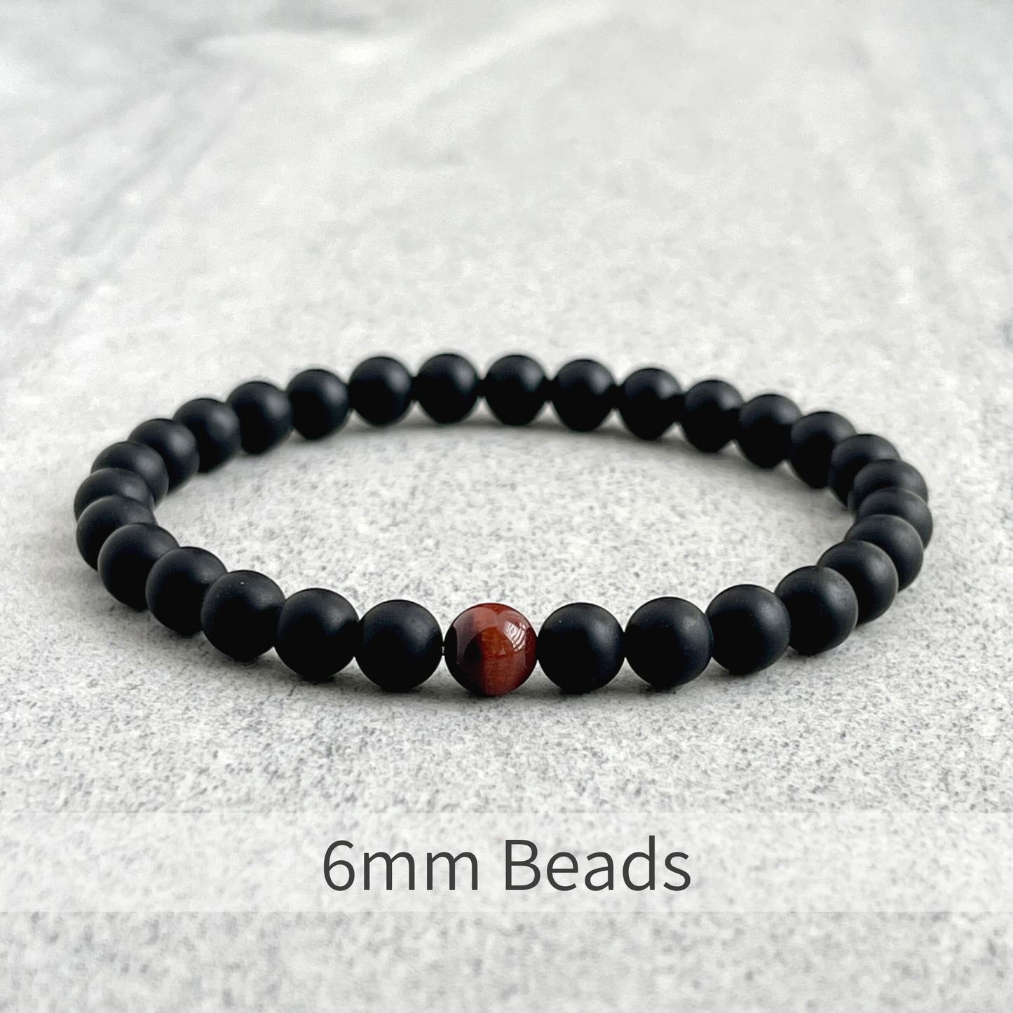 single red tiger eye bracelet for stylish men