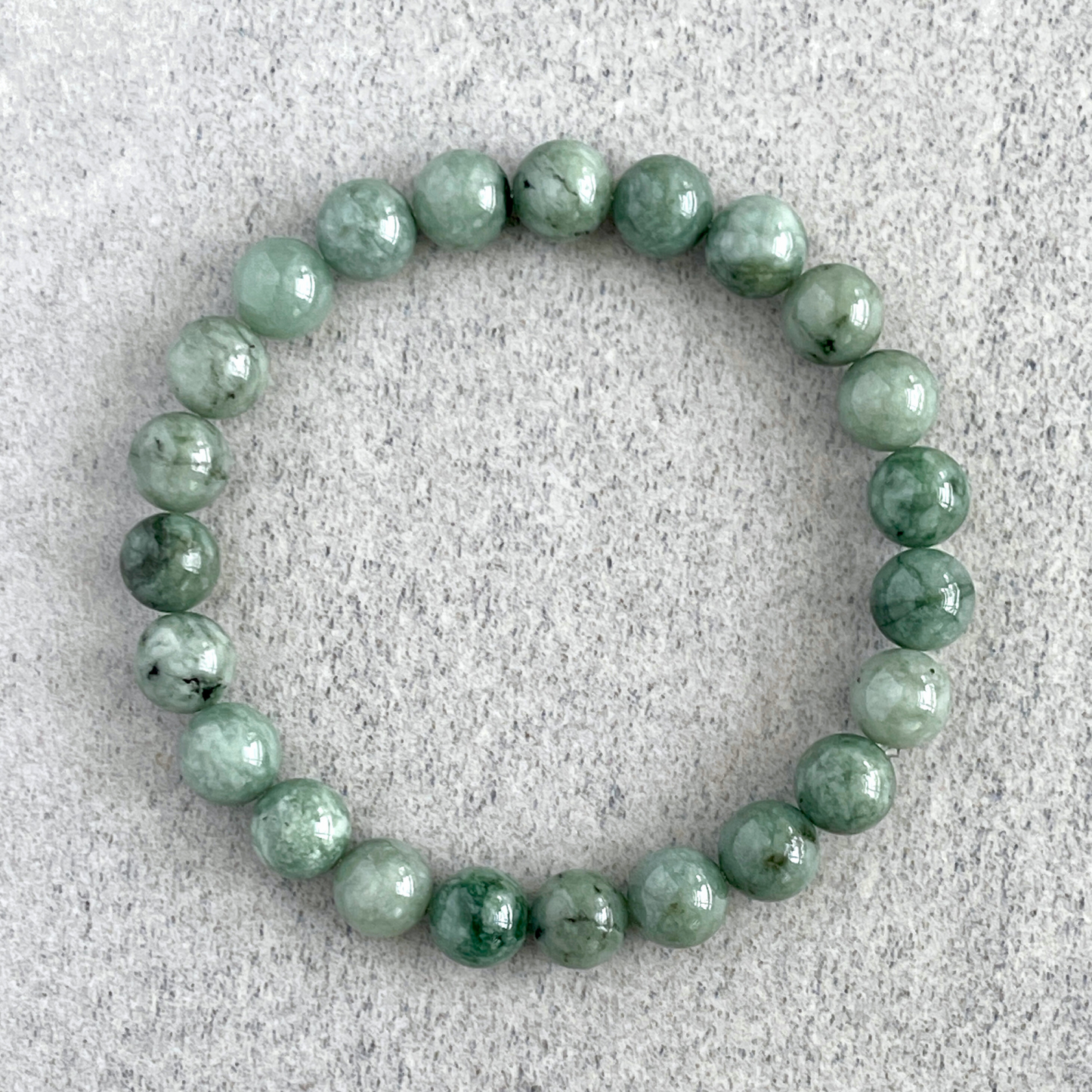 Burma Jade Beaded Bracelet