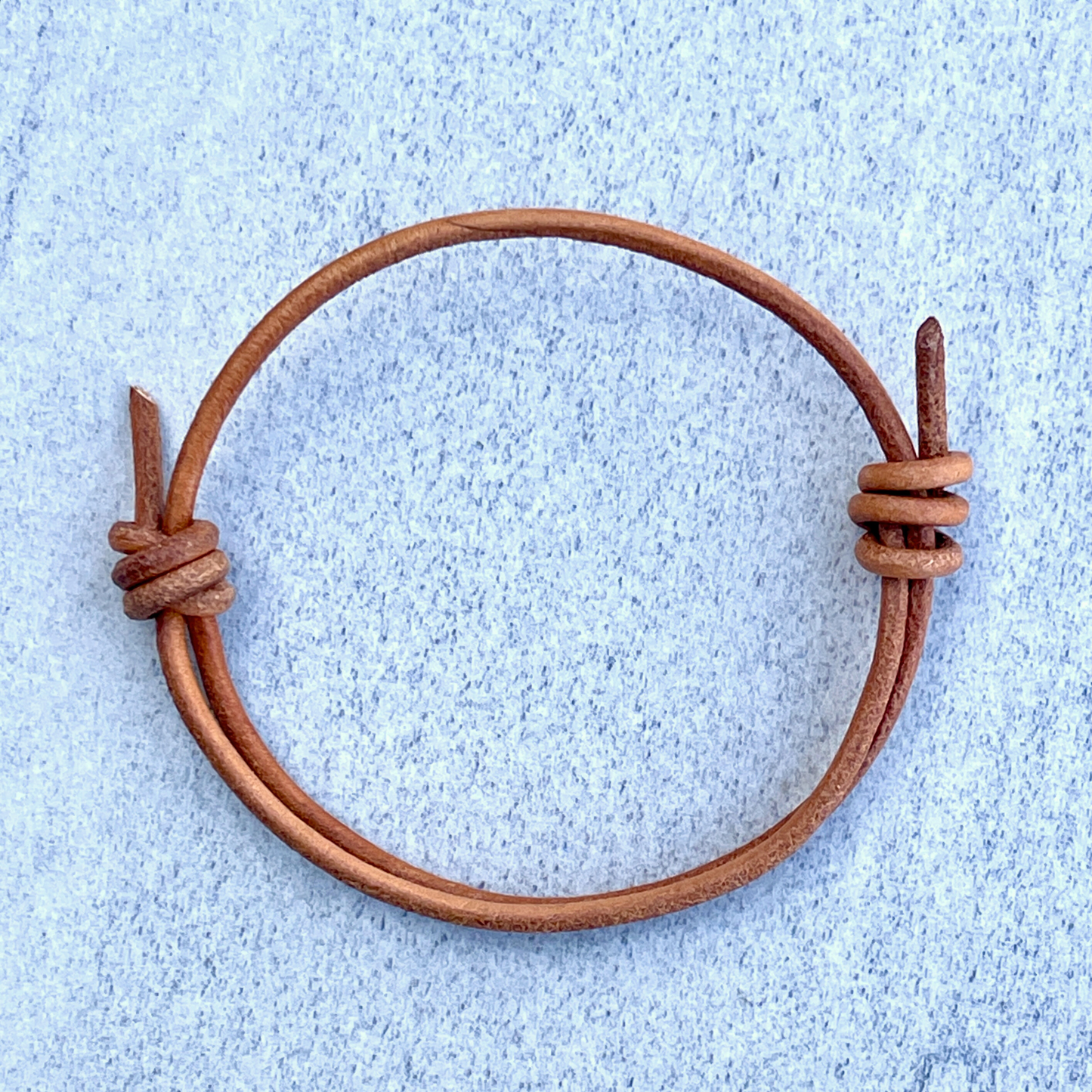 Genuine Leather Sliding Knot Bracelet