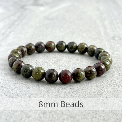 Dragon Blood Jasper Beaded Bracelet