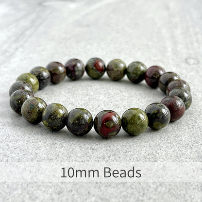 Dragon Blood Jasper Beaded Bracelet