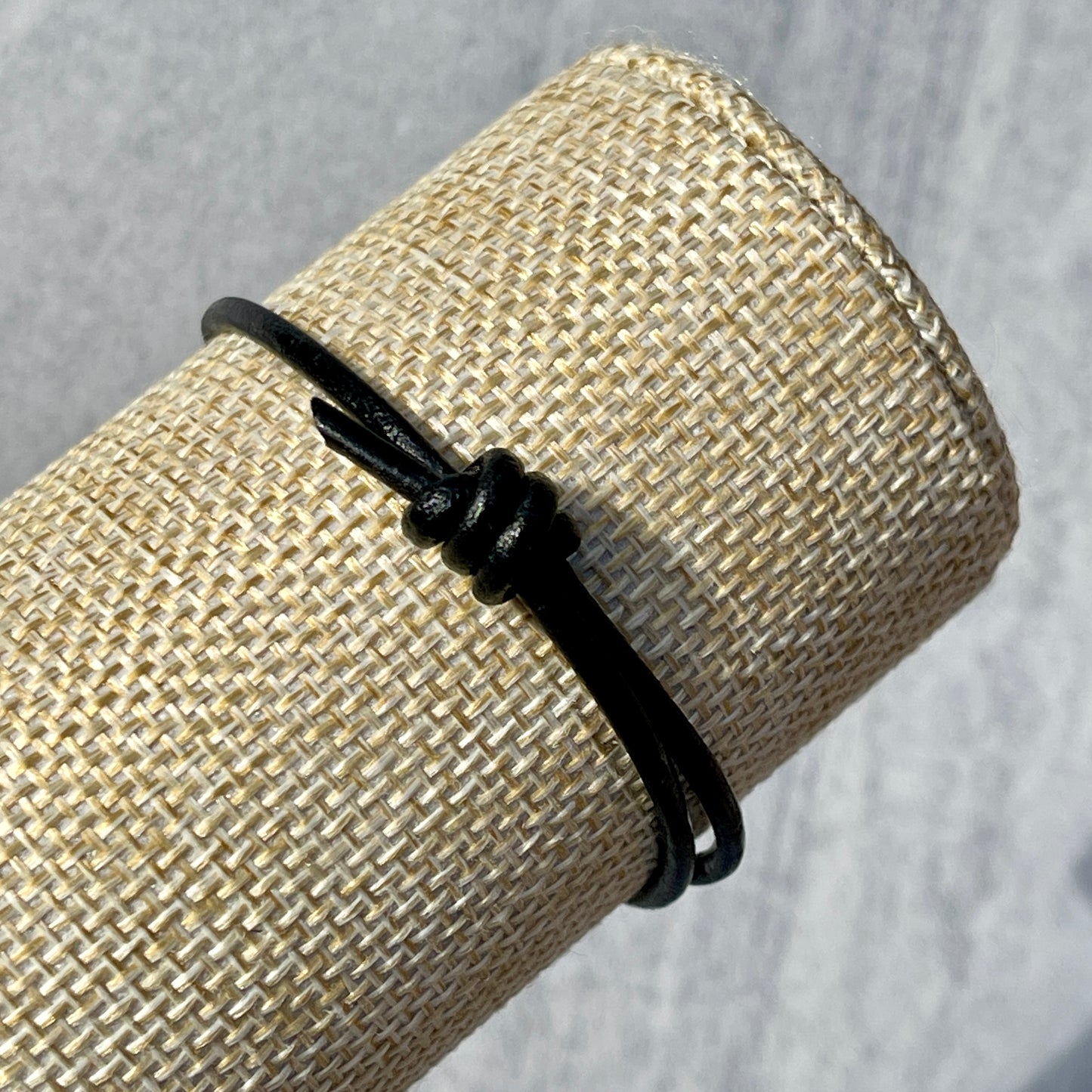 Genuine Leather Sliding Knot Bracelet