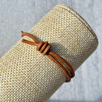 Genuine Leather Sliding Knot Bracelet