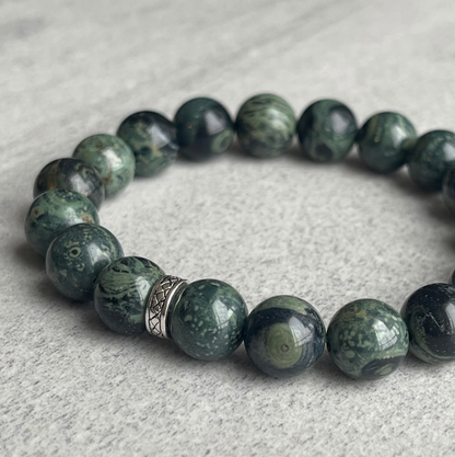 Stylish Kambaba Jasper Stretch Bracelet