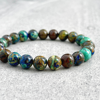 Chrysocolla Beaded Bracelet