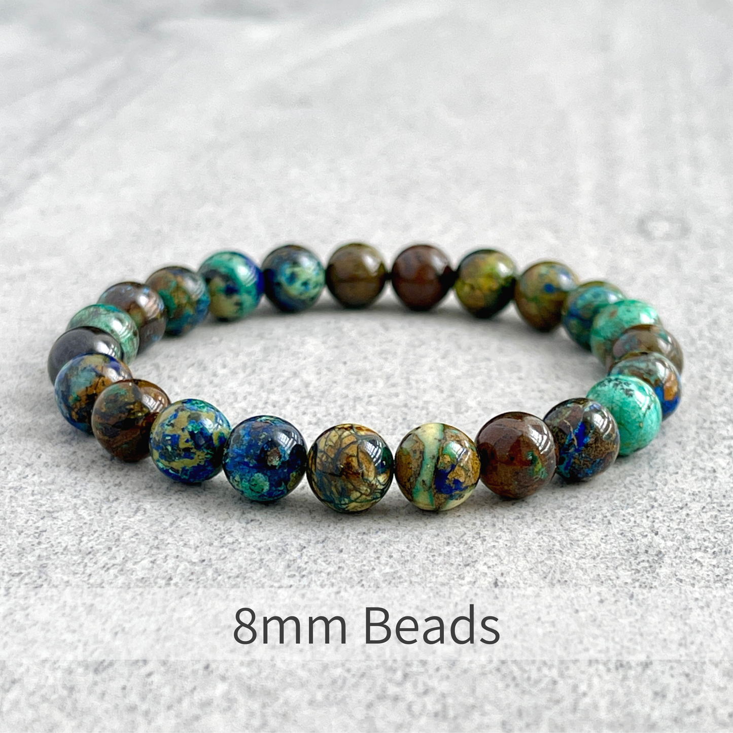 Chrysocolla Beaded Bracelet