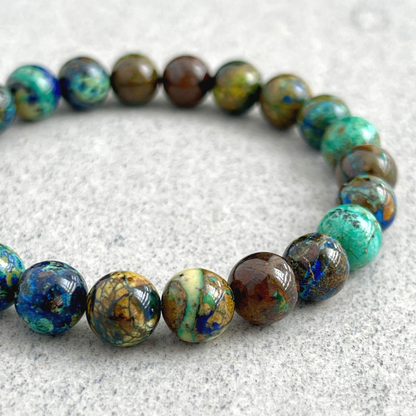 Chrysocolla Beaded Bracelet