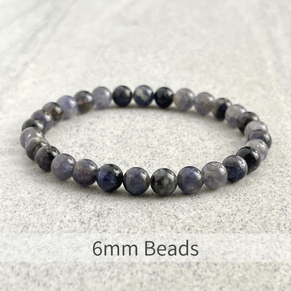 Iolite Beaded Bracelet