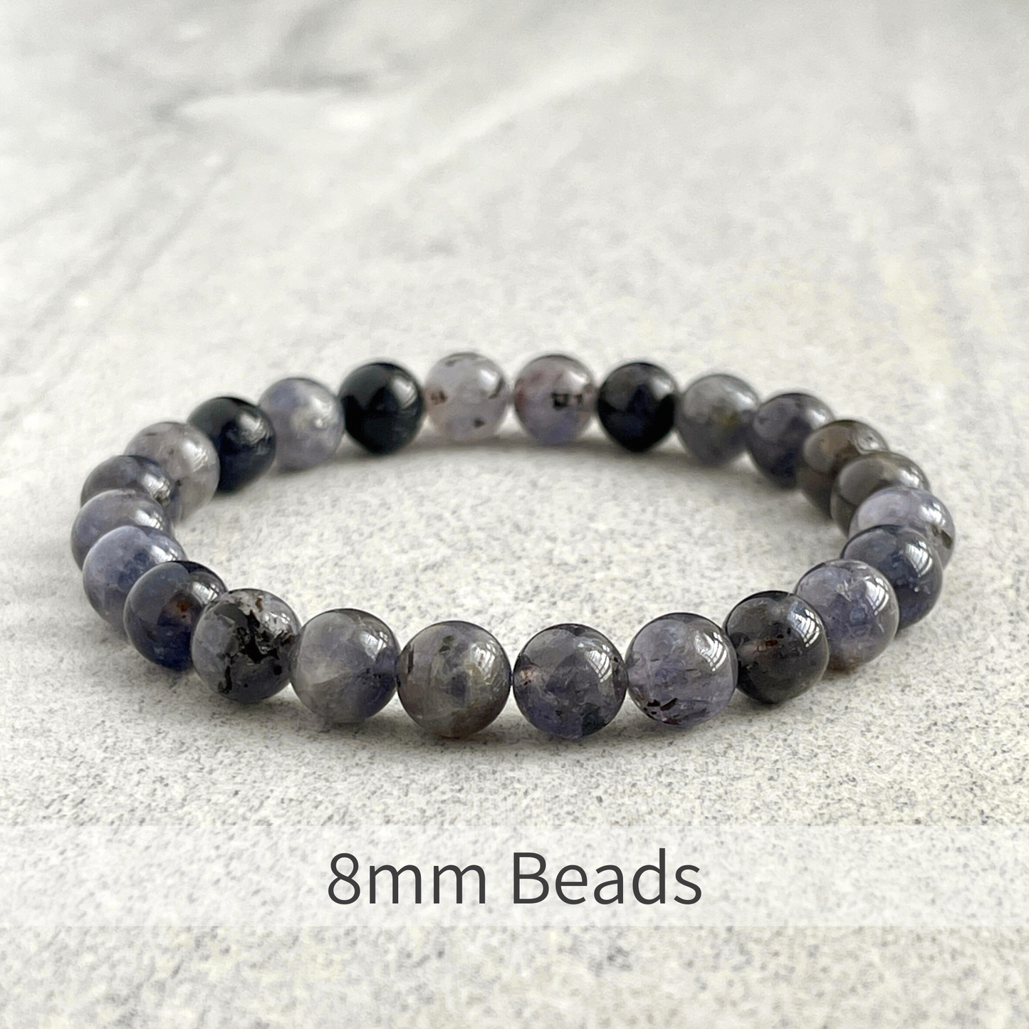 Iolite Beaded Bracelet