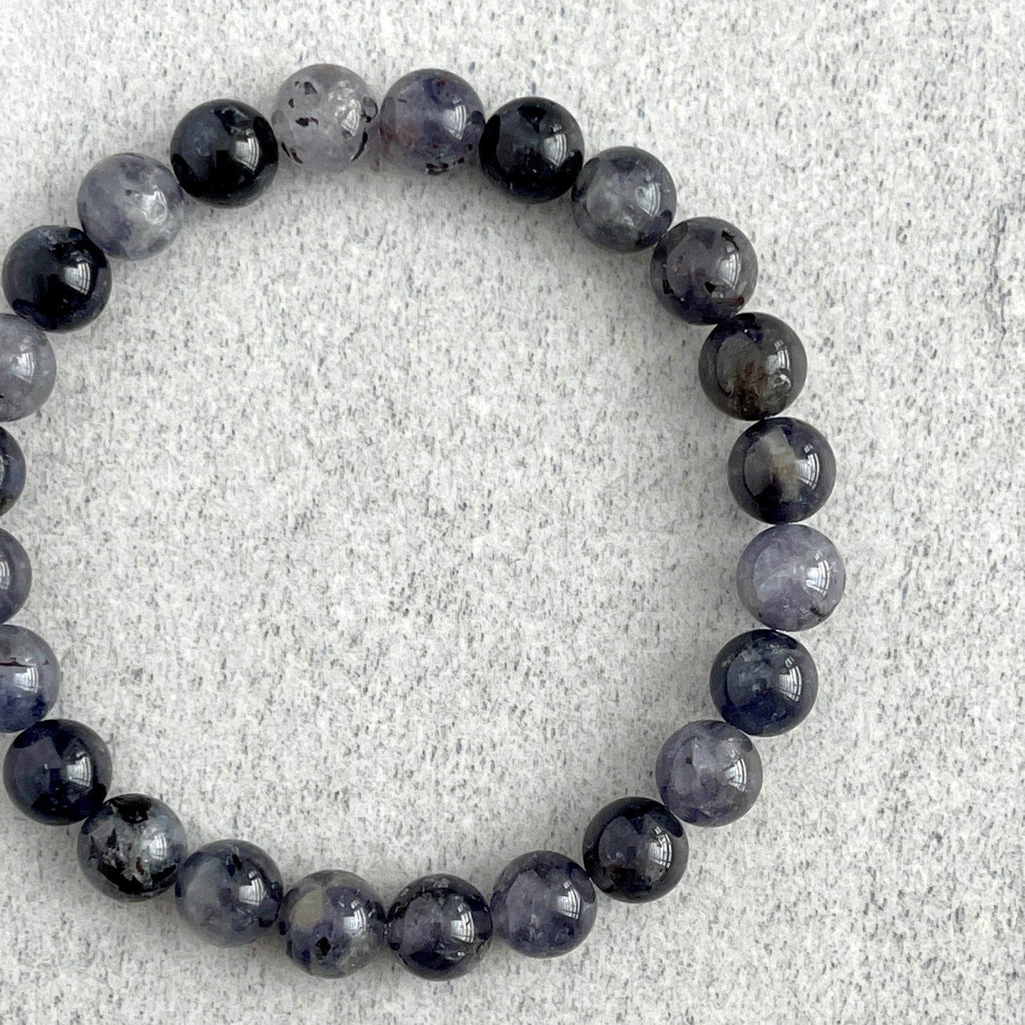 Iolite Beaded Bracelet