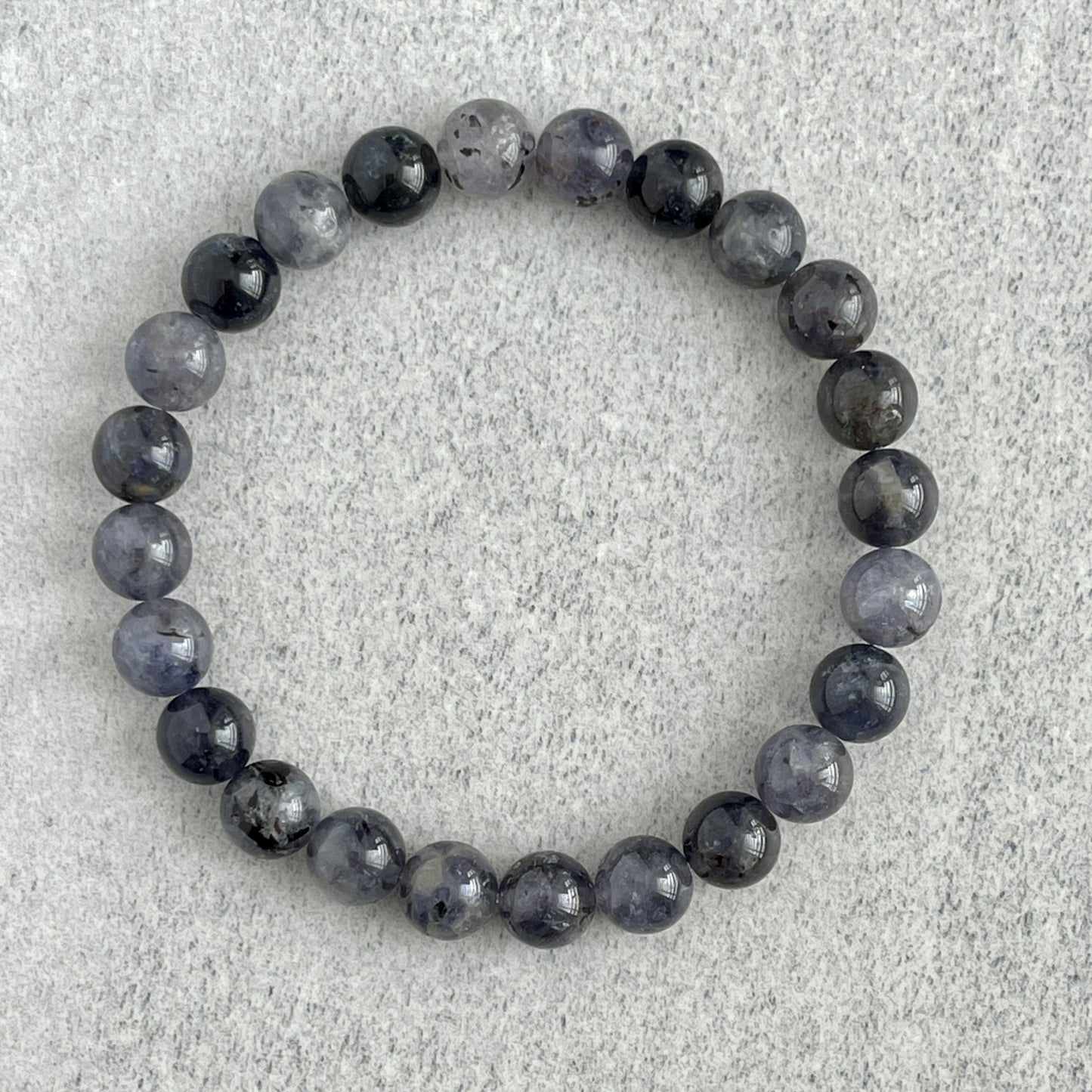 Iolite Beaded Bracelet