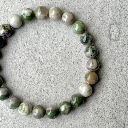 Peace Jade Beaded Bracelet