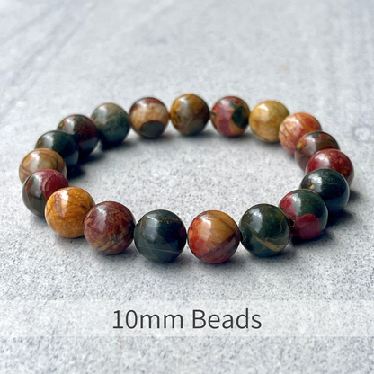 Picasso Jasper Beaded Bracelet