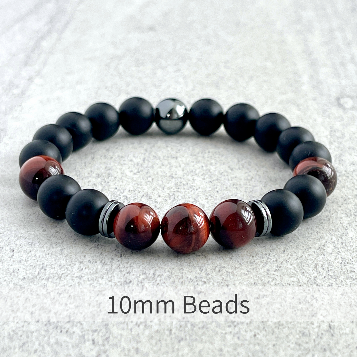 Onyx Red Tiger Eye Bracelet for Casual Wears