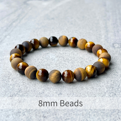 Yellow Tiger Eye Beaded Bracelet