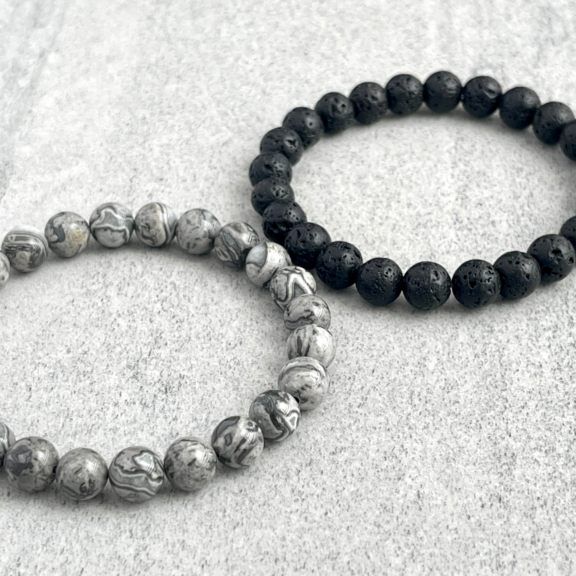 unique matte onyx bracelet