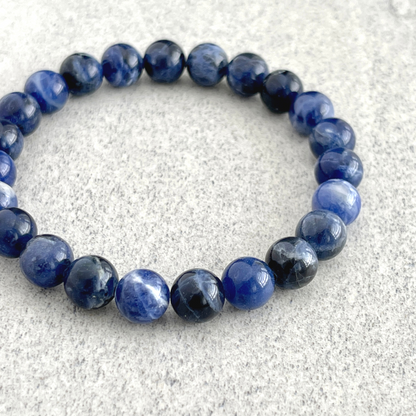 Sodalite Stretch Bracelet for men