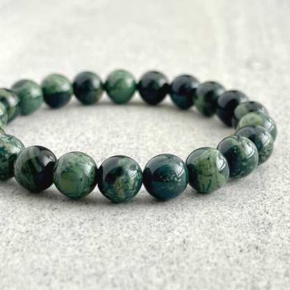 Kambaba Jasper Beaded Bracelet