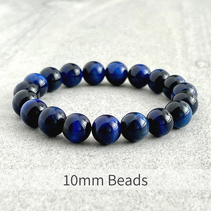 Blue Tiger Eye Stretch Bracelet