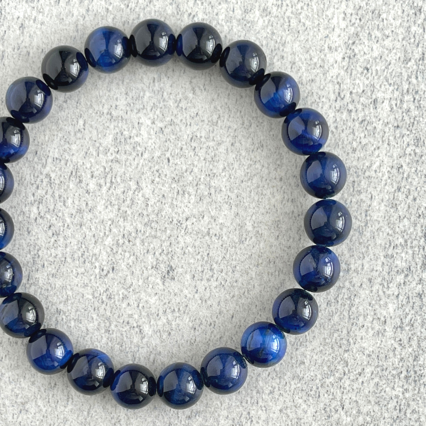 Blue Tiger Eye Stretch Bracelet