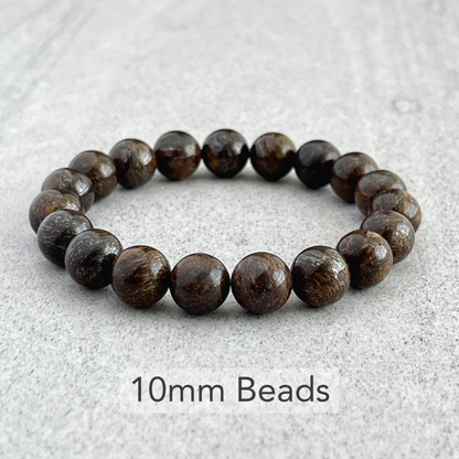 Bronzite Beaded Bracelet