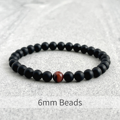 single red tiger eye bracelet for stylish men 