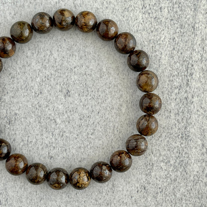 Bronzite Beaded Bracelet