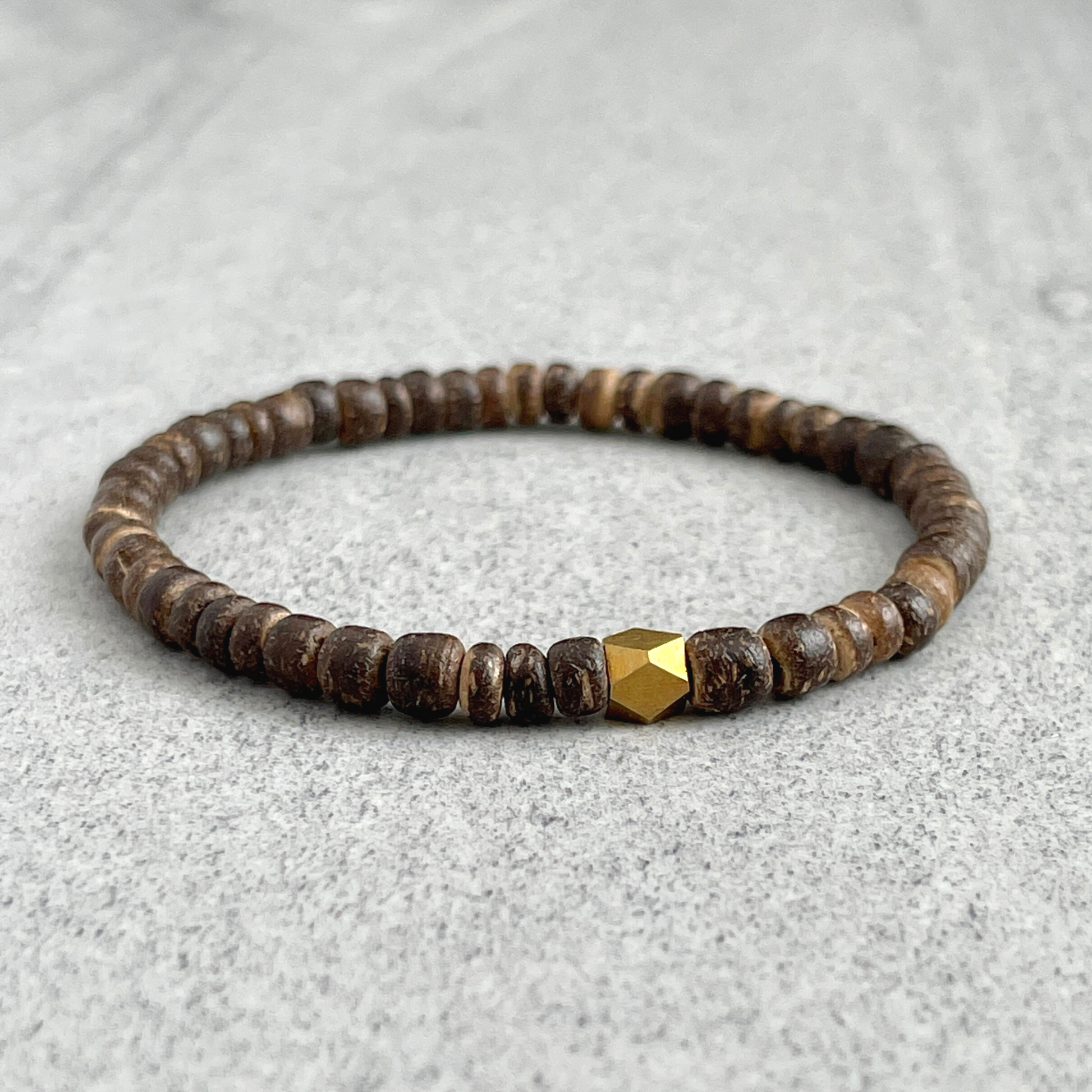 Wood Beaded Bracelet