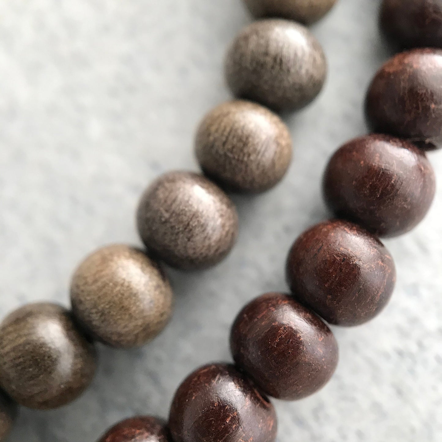 Lightweight Ebony Wooden Beaded Bracelet for comfort