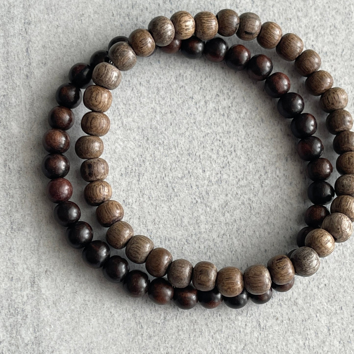 Ebony Wooden Beaded Bracelet for Everyday Sophistication