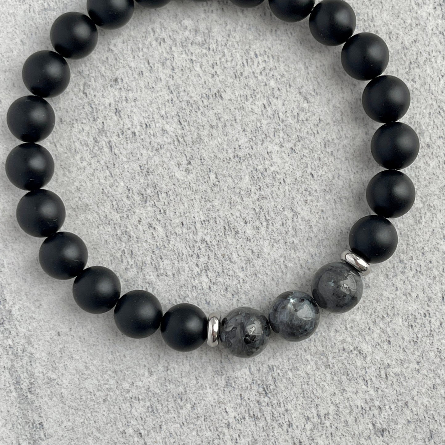 Durable Matte Onyx Bracelet