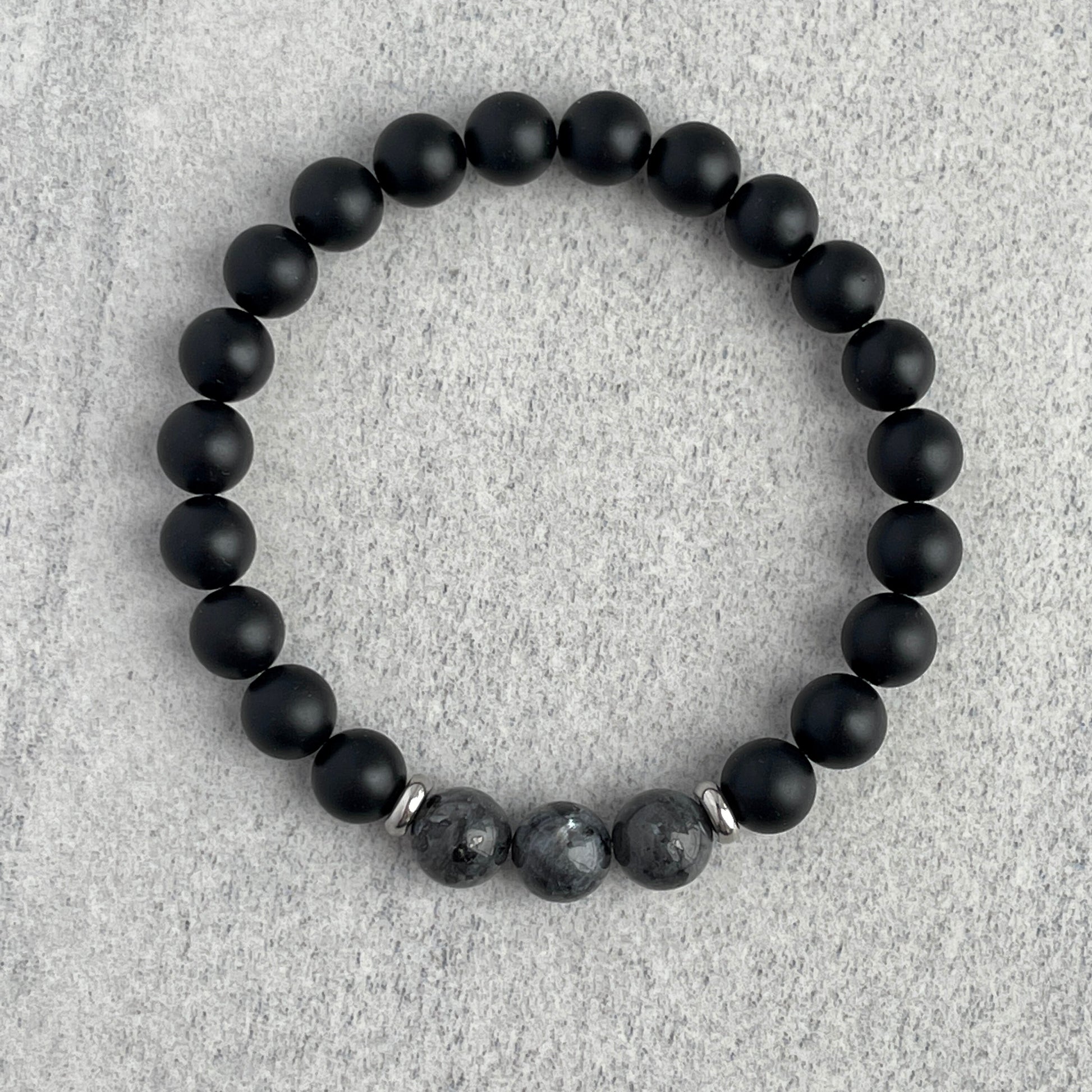 Unique Matte Onyx Bracelet