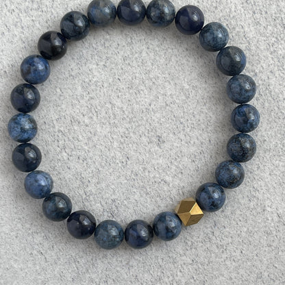 Fashionable Dumortierite Beaded Bracelet for daily wear