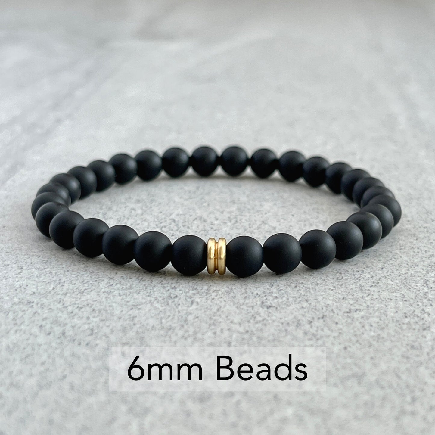 Modern  Matte Onyx Bracelet  for Men