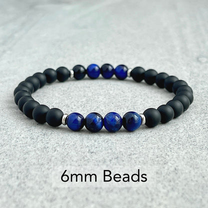 Stunning Blue Tiger Eye Stretch Bracelet for a touch of elegance