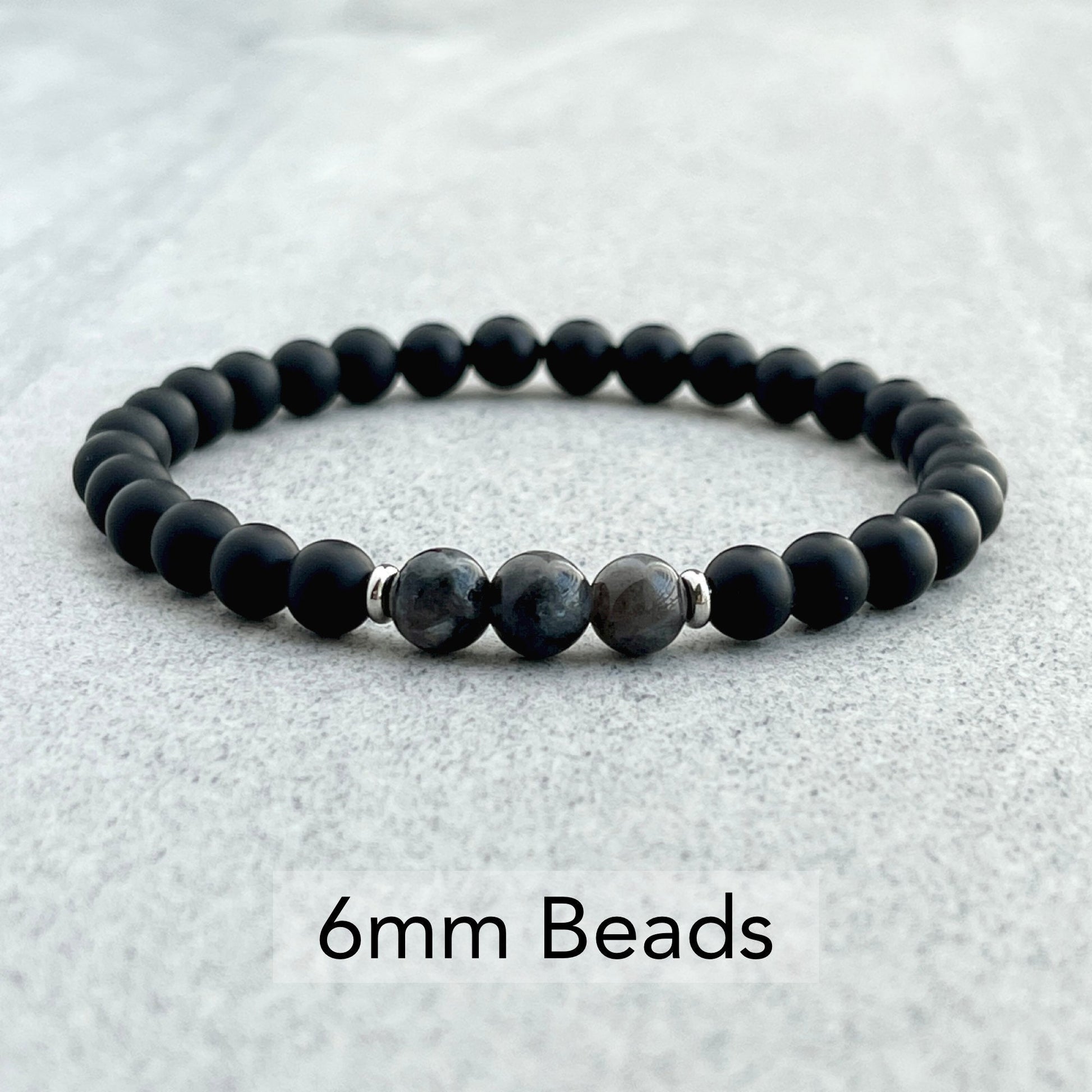 Elegant Matte Onyx Beads