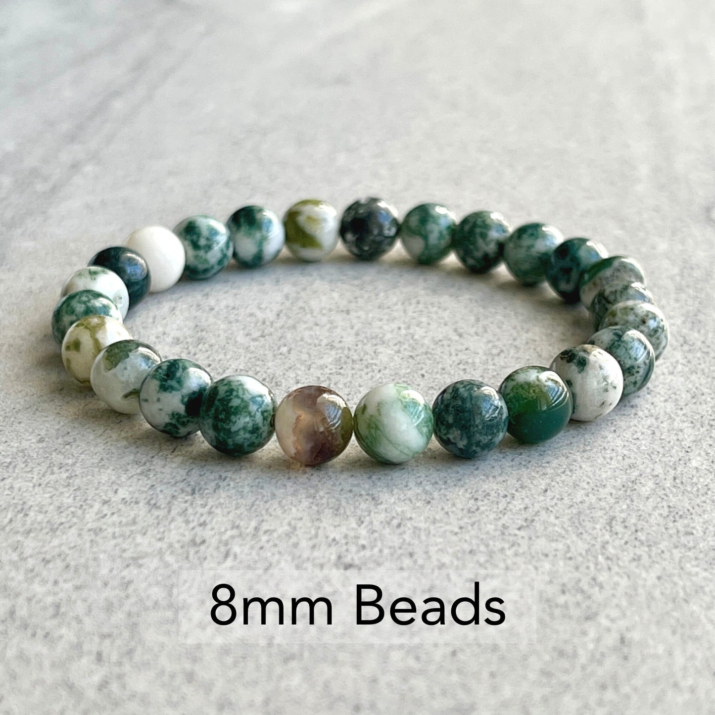 Artistic Tree Agate Beaded Bracelet for Unique Style