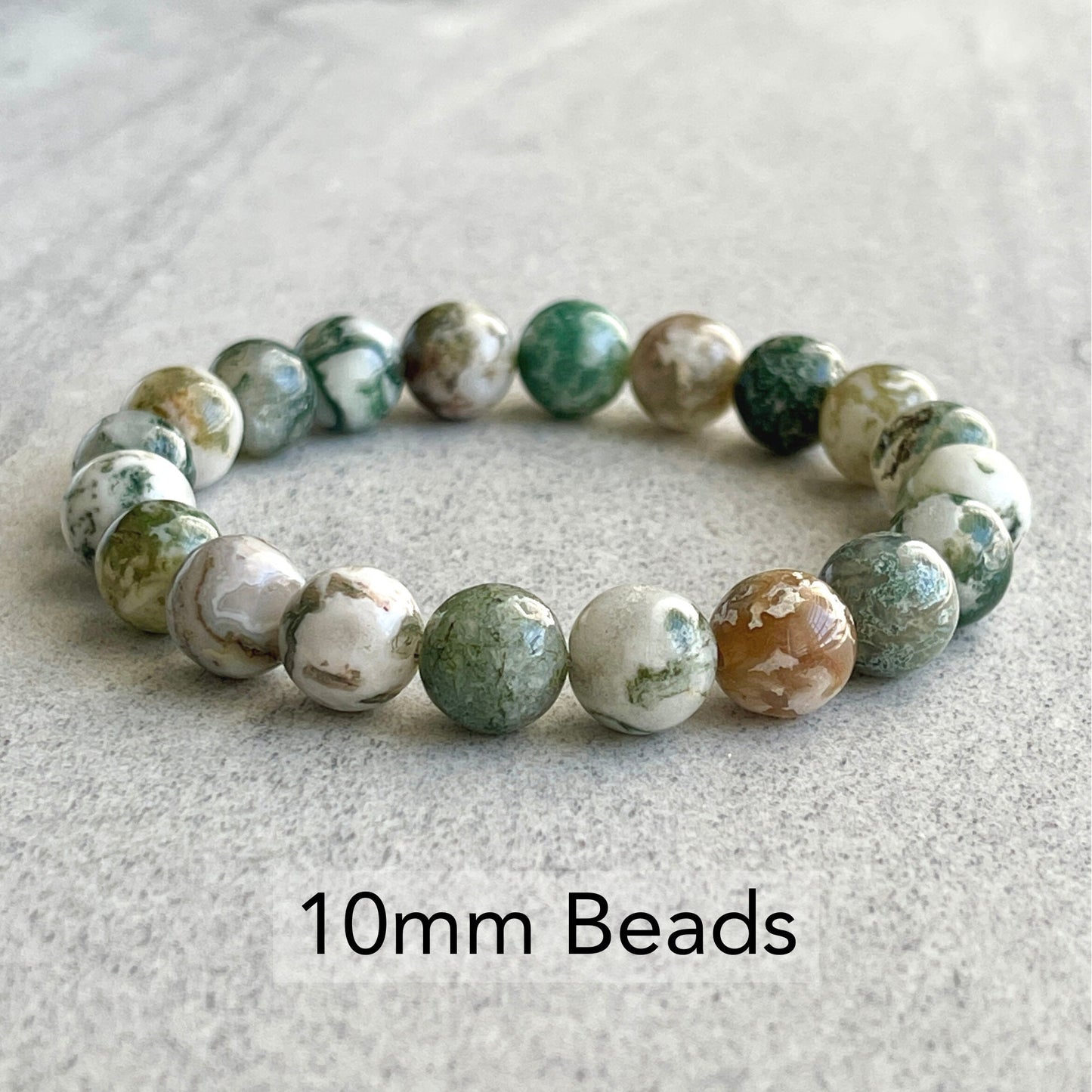 Elegant Tree Agate Beaded Bracelet for Special Moments