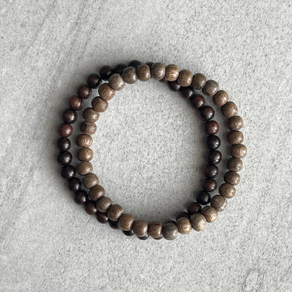 Ebony Wooden Beaded Bracelet for Everyday Wear