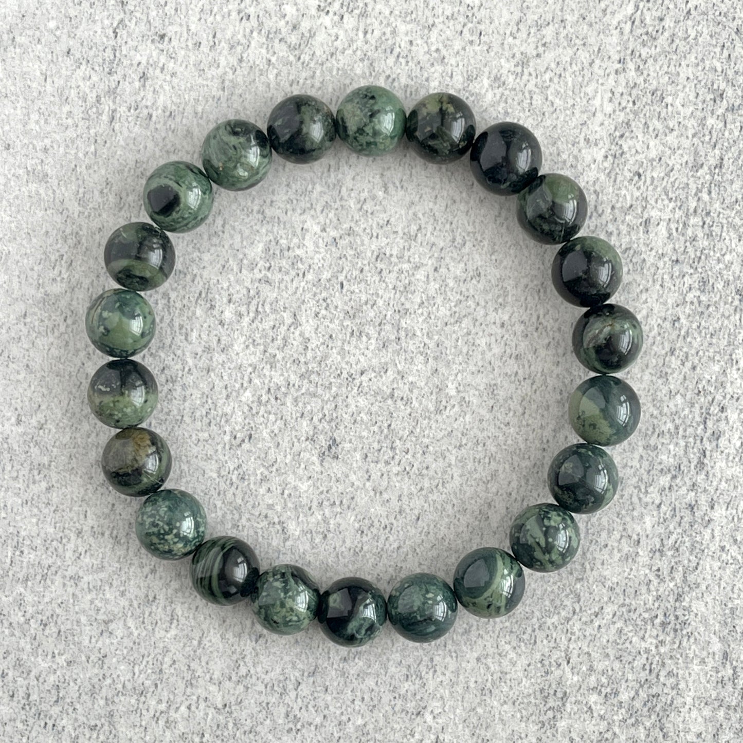 Kambaba Jasper Beaded Bracelet