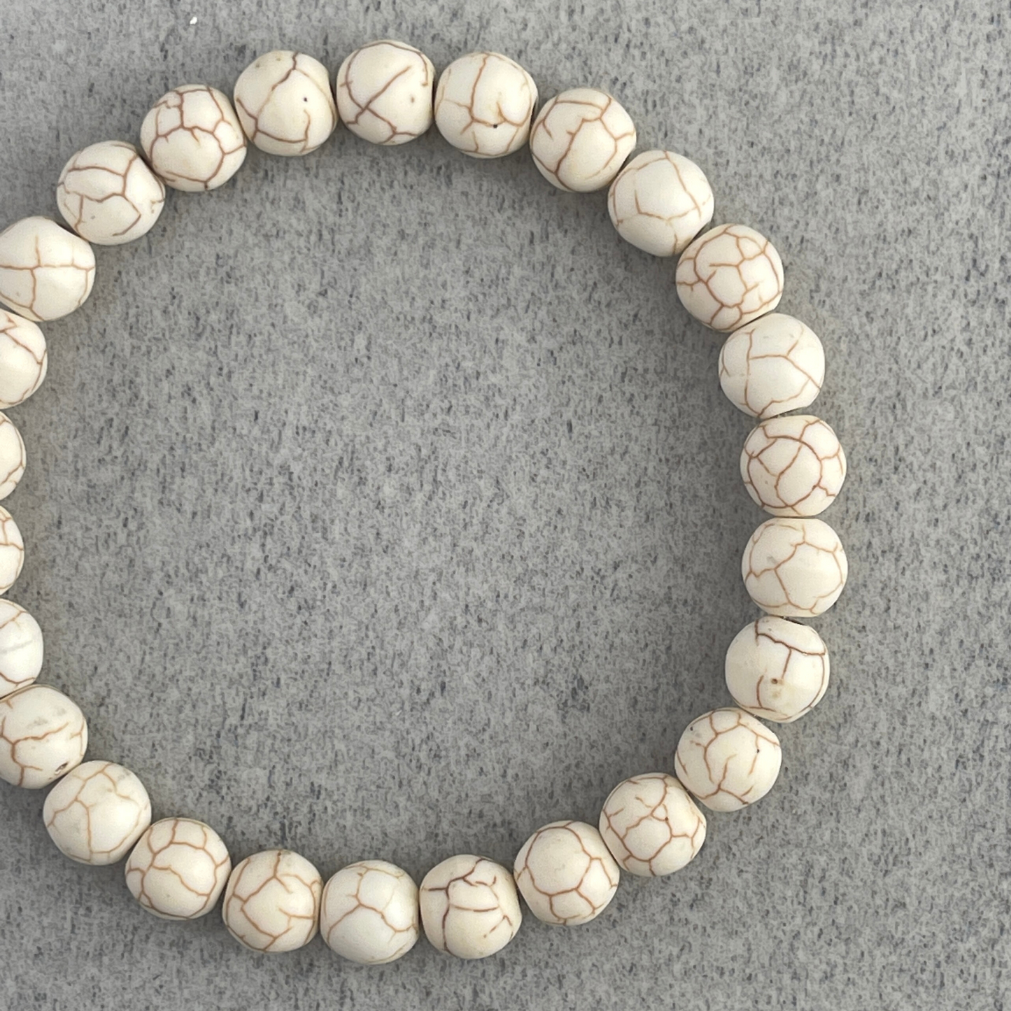 Matte Magnesite Beaded Bracelet