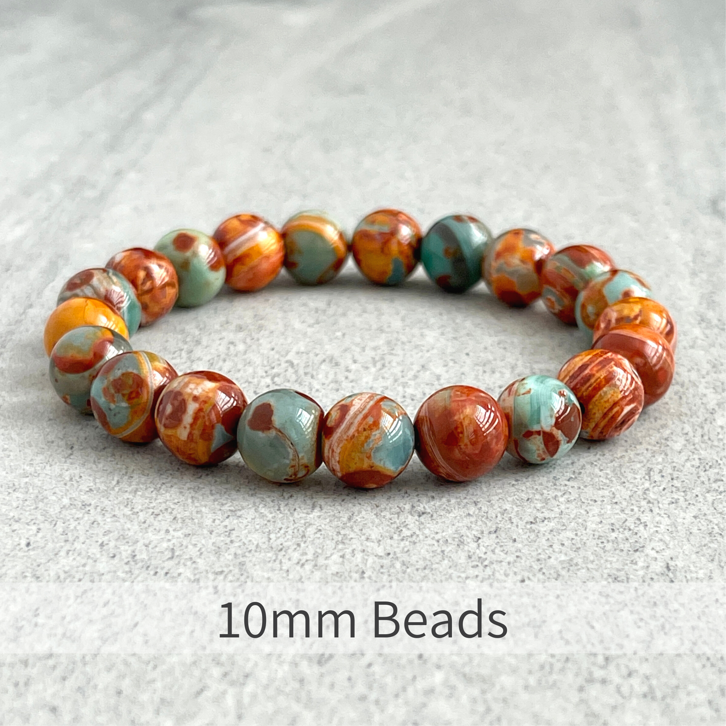 Uruguay Agate Beaded Bracelet