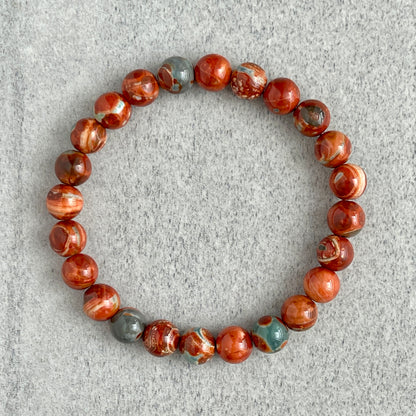 Uruguay Agate Beaded Bracelet